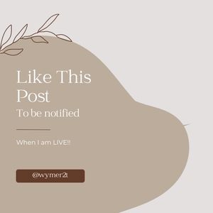 Like to be notified when I'm live!